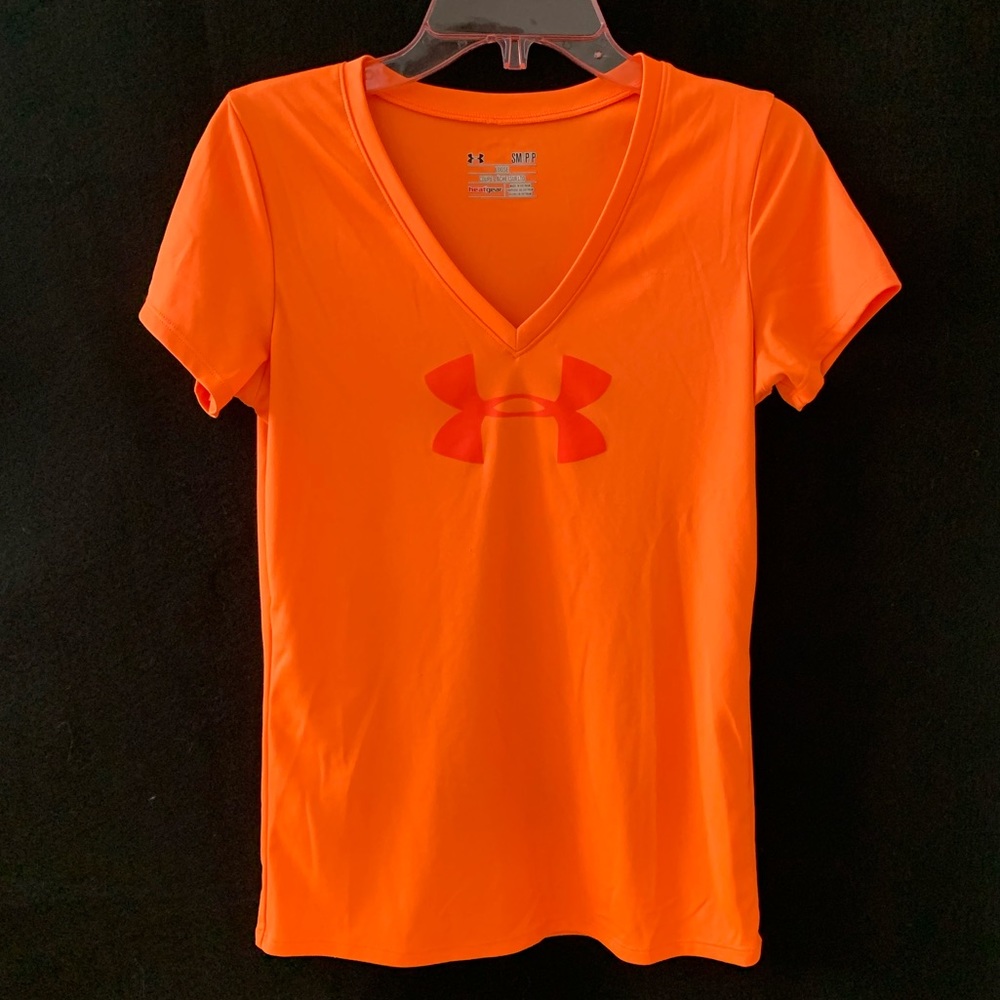 Under Armour Short Sleeve Activewear tee Orange Small